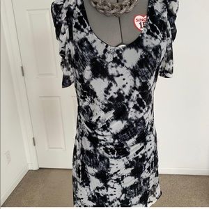Tie Dyed Ruched Dress w/ Tags